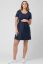 Preview: Maternity and Nursing Dress navy / white Striped