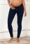 Preview: Slim Fit Underbump Maternity Jeans with Inset Panel dark denim