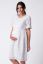 Preview: Maternity and nursing dress with flounce sleeves