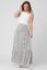 Preview: Maternity Carrier Dress with Stripes gray / white