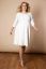 Preview: Plus Size Maternity Wedding Dress with Submarine Neckline