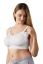 Preview: Full cup body silk seamless nursing bra, white