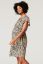 Preview: Ecovero Maternity and Nursing Dress with Palm Tree Print