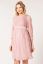 Preview: Plissee Maternity Dress with 3/4 Sleeves vintage rose