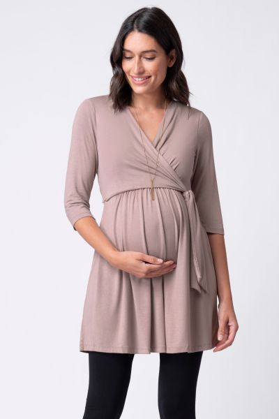 Faux Wrap Maternity and Nursing Tunic