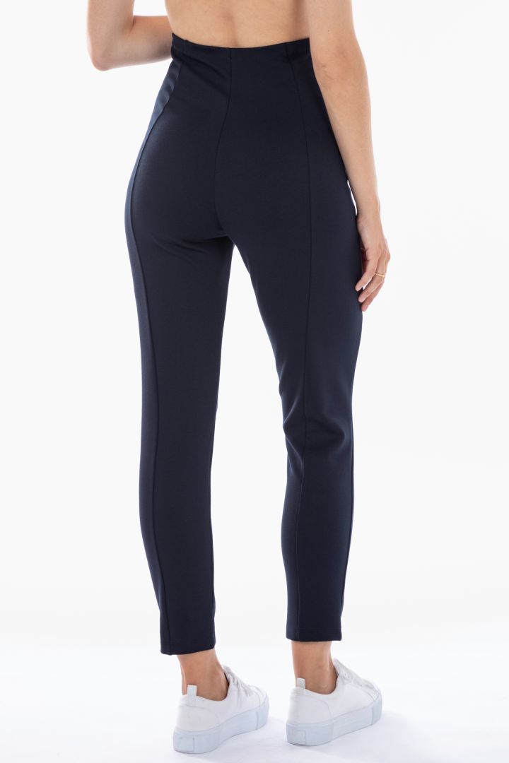 Cropped Over Belly Maternity Pants navy