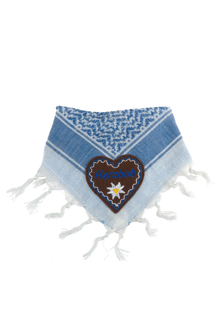 Traditional Jack of Hearts baby's neckerchief