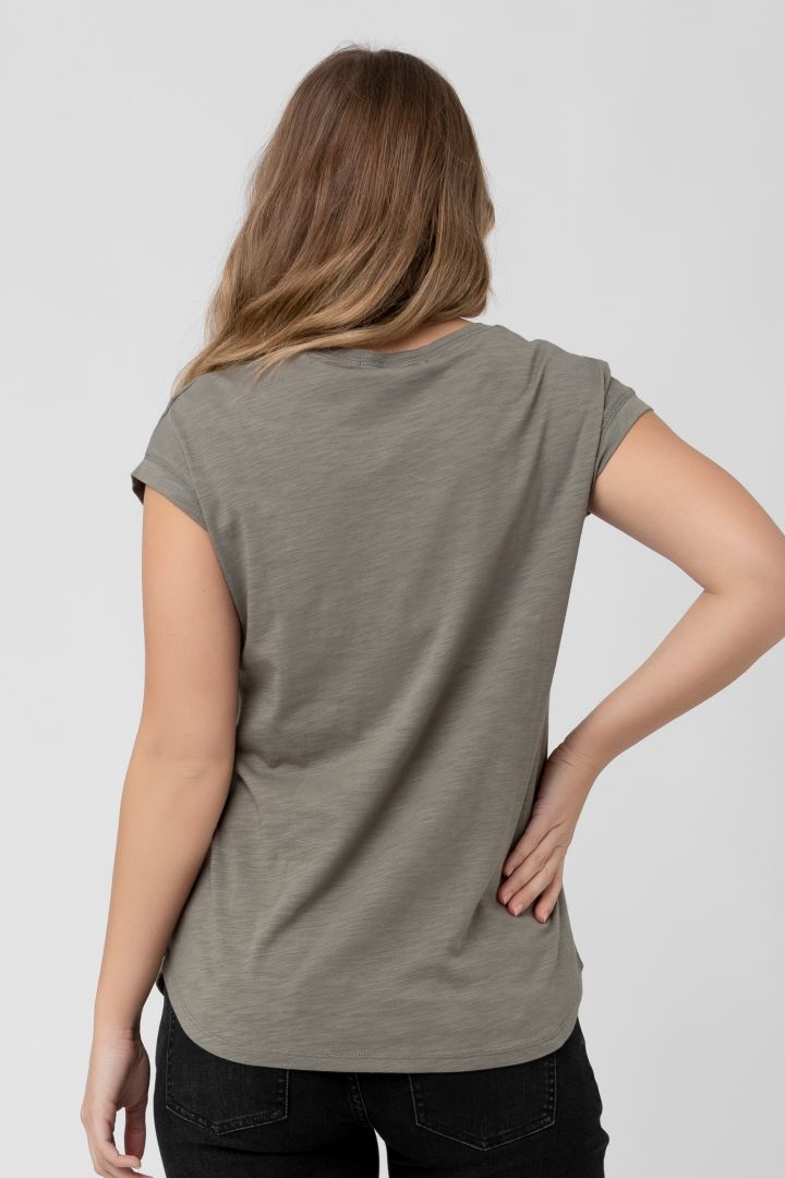 Umstands- und Still T-shirt khaki