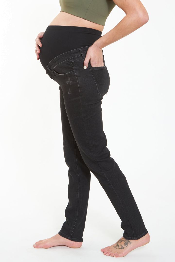 Slim-Fit Maternity Jeans black