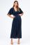 Preview: Festive Maternity Dress with Wingsleeves navy