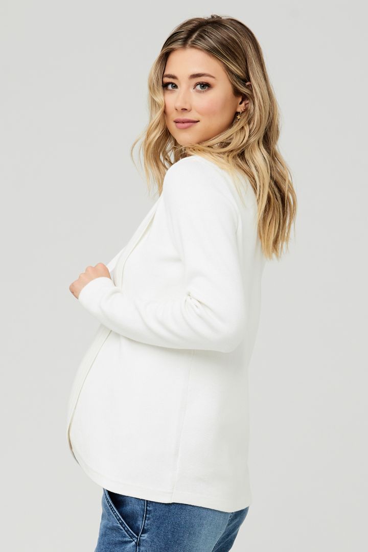 Cross-over Maternity and Nursing Knitted Sweater