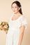 Preview: A-line Maternity Wedding Dress with Embroidered Lace