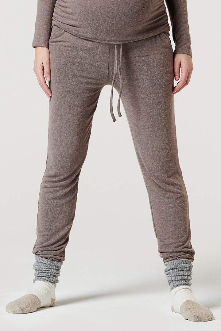 Lounge Maternity Trousers taupe