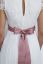 Preview: Wedding Dress Sash with Art Deco Rhinestones rosewood