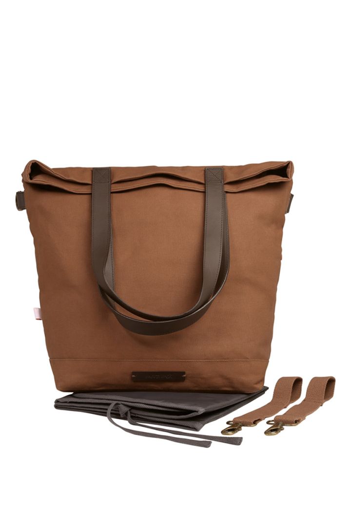 2 in 1 Baby-Changing Bag and Backpack brown