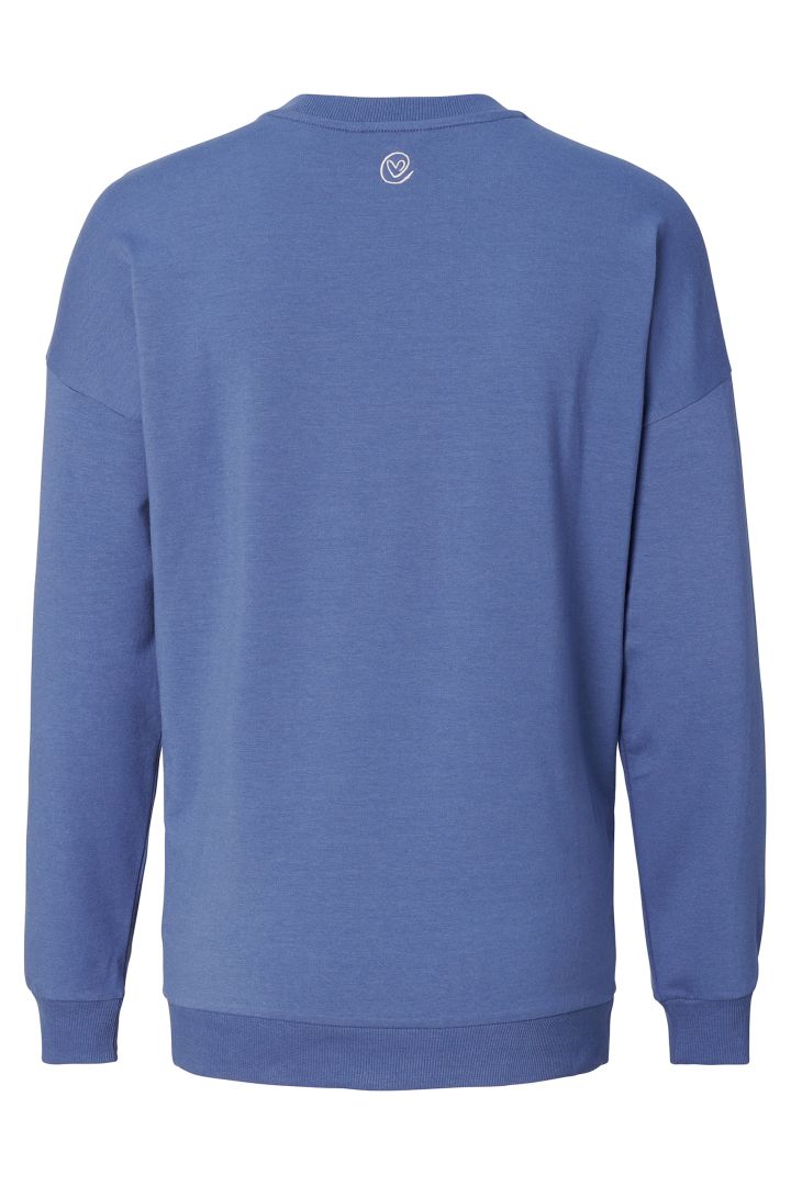Umstands- und Still-Sweater blau