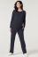 Preview: Ecovero Lounge Maternity Trousers Wide Leg navy