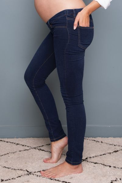 Slim Fit Underbump Maternity Jeans denim