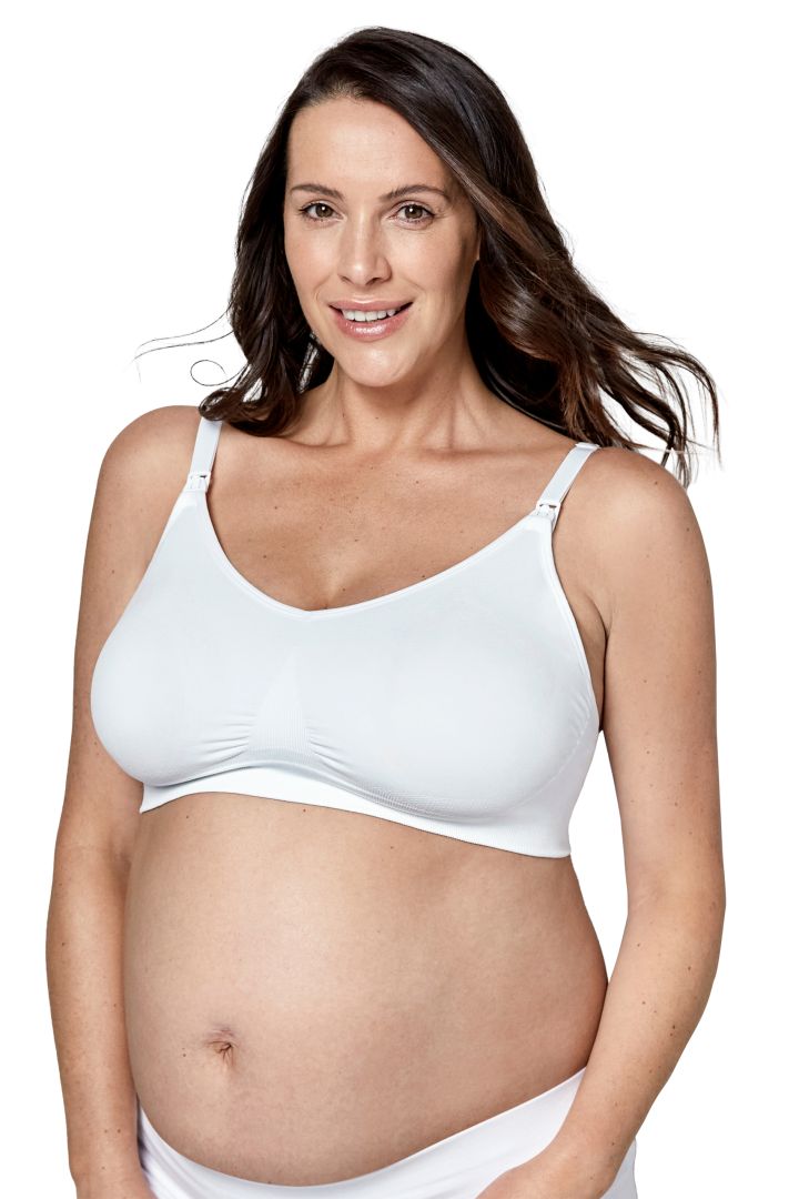 Medela Keep Cool Ultra Comfort Pregnancy and Nursing Bra white