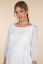 Preview: Maternity and Nursing Wedding Dress with 3/4 Sleeves ivory