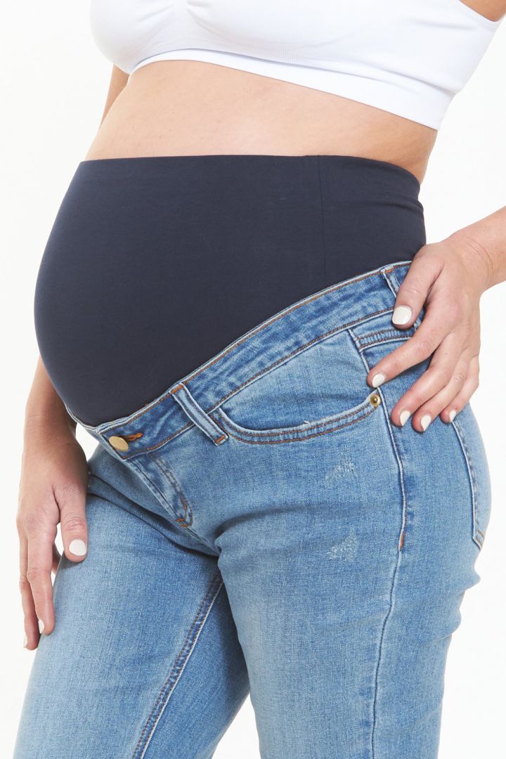 Slim-Fit Maternity Jeans denim