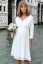 Preview: Ecovero Maternity and Nursing Wedding Dress with Chiffon Skirt