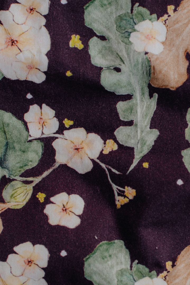 Umstands- und Still-Tunikakleid mit Blumen Print