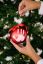 Preview: Weihnachtsbaumkugel mit Baby Abdruckset