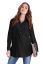 Preview: Front Twist Woven Maternity and Nursing Blouse black