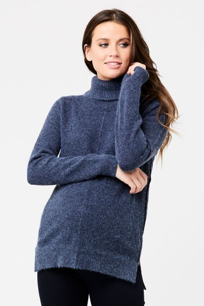 Maternity and nursing jumper with side zipper