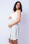 Preview: Maternity and Nursing Strap Dress with Flowered Skirt