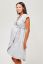 Preview: Maternity Wrap Dress with Flutter Collar