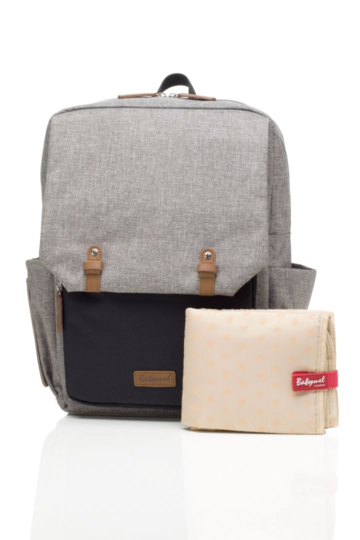 Changing Backpack with Laptop Pocket grey
