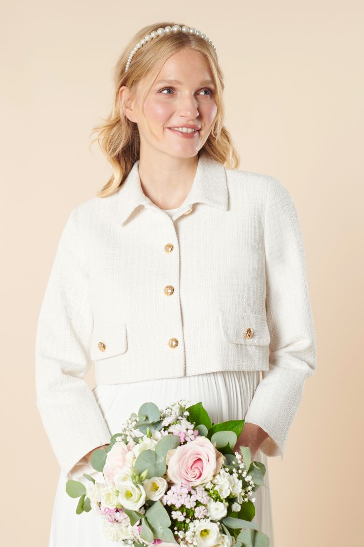 Tweed Bridal Jacket