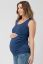 Preview: Maternity and nursing tank top with side gathers