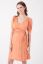Preview: Ecovero Maternity and Nursing Dress in Wrap Optic terracotta
