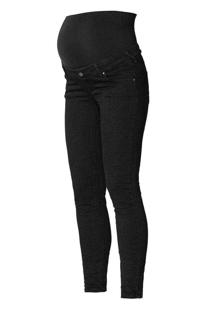 Maternity jeans super stretch slimfit black