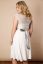 Preview: Maternity Wedding Dress with Sequined Top Plus Size