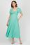 Preview: Festive Maternity and Nursing Dress with Knot Detail mint