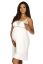 Preview: Maternity and Nursing Negligee with Lace white