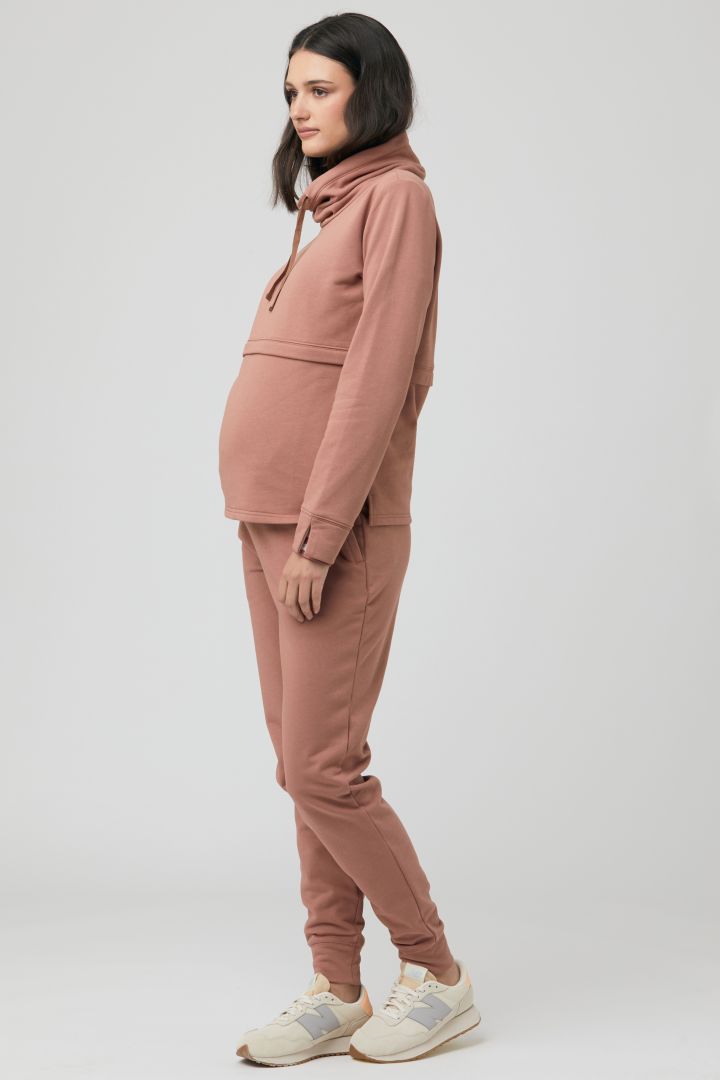 Soft Maternity Sweater with Nursing Opening