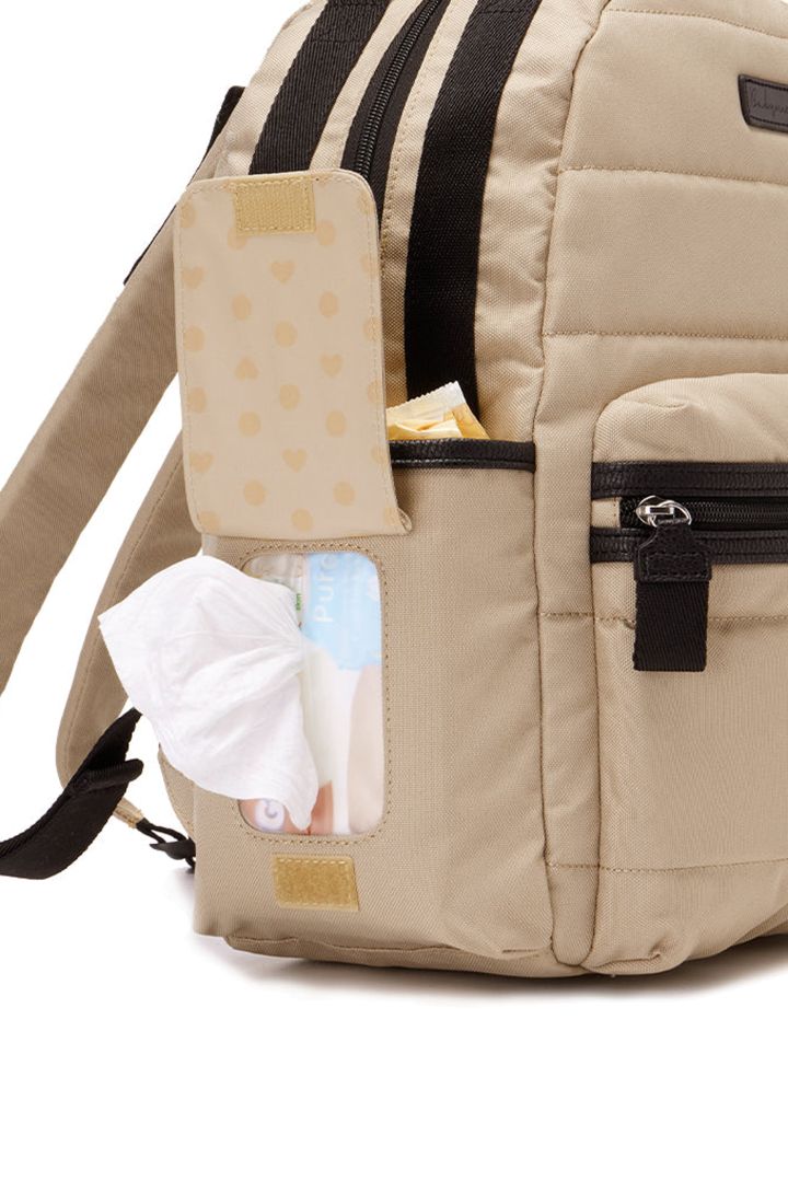 Babymel Quilted Eco Changing Backpack beige