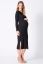 Preview: Crew Neck Layered Maternity Knit Dress black
