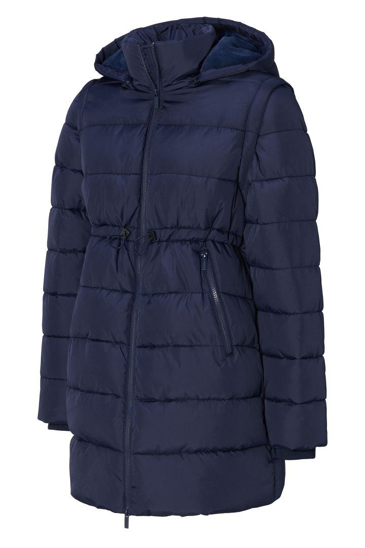 3-in-1 Maternity Coat, Baby Carrier Jacket and Vest navy