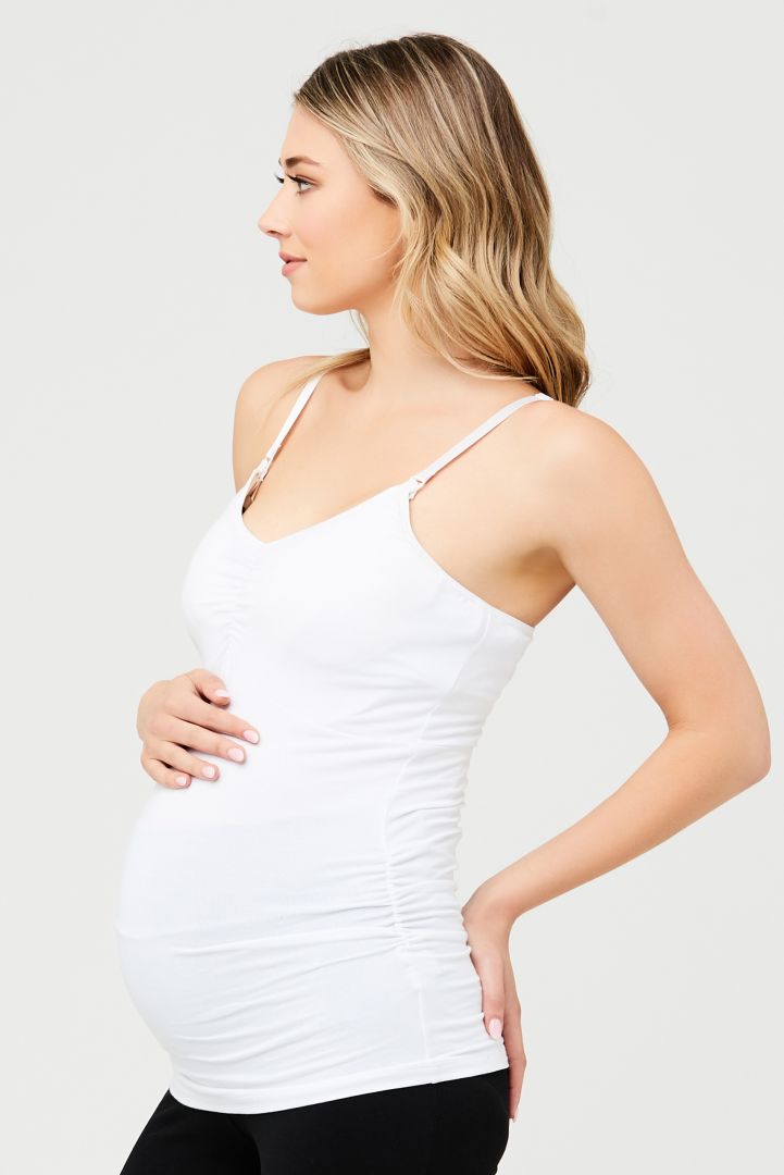 Maternity and Nursing Top white
