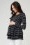 Preview: Two-layer maternity tunic in black/white