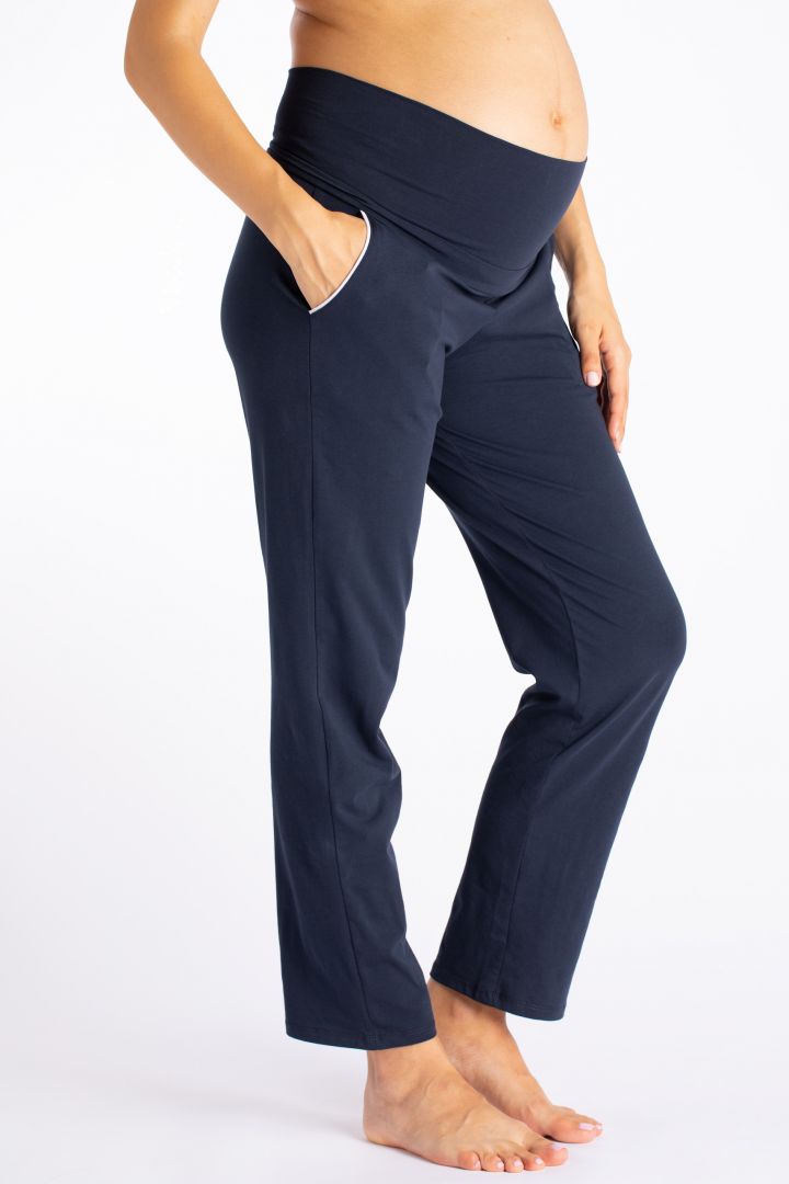 Lounge and Pyjama Maternity Trousers in Organic Cotton