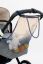 Preview: Dip Dye Stroller Net Bag white feather