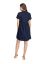 Preview: Maternity and Nursing Dress with Shell Tuc Hem dark blue