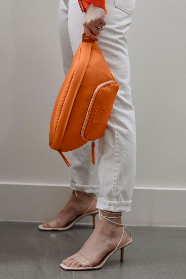 Belt Changing Bag Eco Made of Recycled Nylon orange